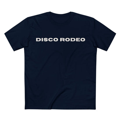 DISCO RODEO red tee mockup