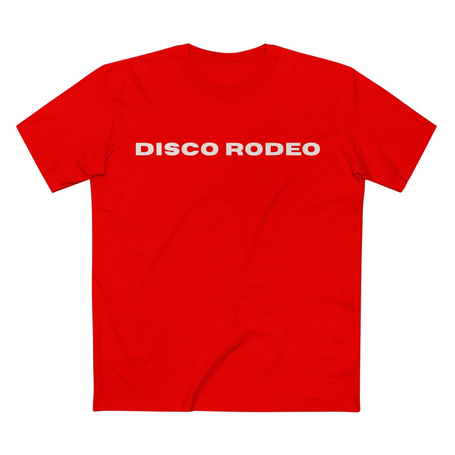DISCO RODEO black tee mockup