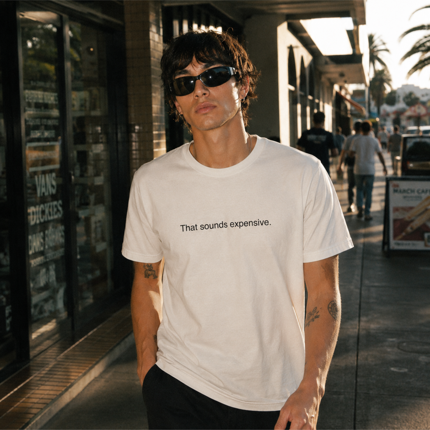 THAT SOUNDS EXPENSIVE tee detail view